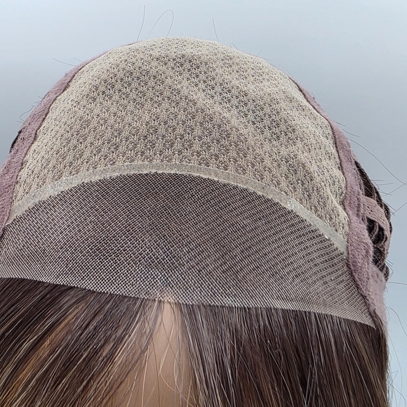 Nels Wigs Ayla Brown & Dirty Blonde Monofilament Shoulder Length Wig - Picture 15 of 16